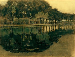ハイホライズンのあるGeinrustファーム 作： Piet Mondrian